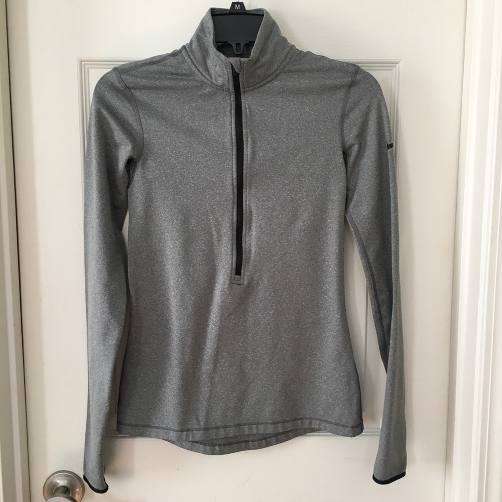 Nike 3/4 zipper dry fit long sleeve shirt